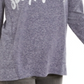 Moletom feminino com estampa brilhante estilo &amp; co, azul, tamanho XX-G