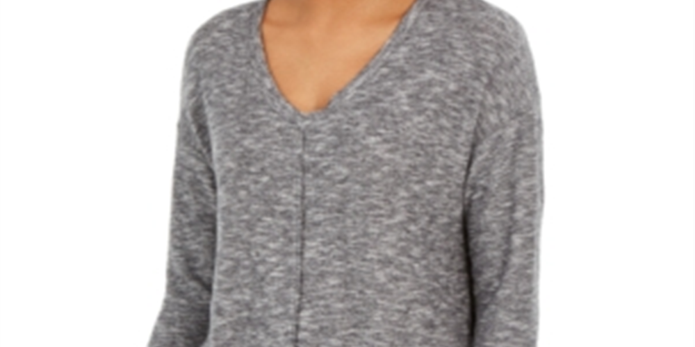 Túnica feminina estilo camadas cinza tamanho grande