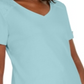 Karen Scott Blusa Feminina Gola V Ombros Abertos Azul Tamanho Grande