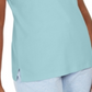 Karen Scott Blusa Feminina Gola V Ombros Abertos Azul Tamanho Grande