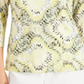 Blusa feminina estampada em jacquard, verde, tamanho médio, da coleção JM