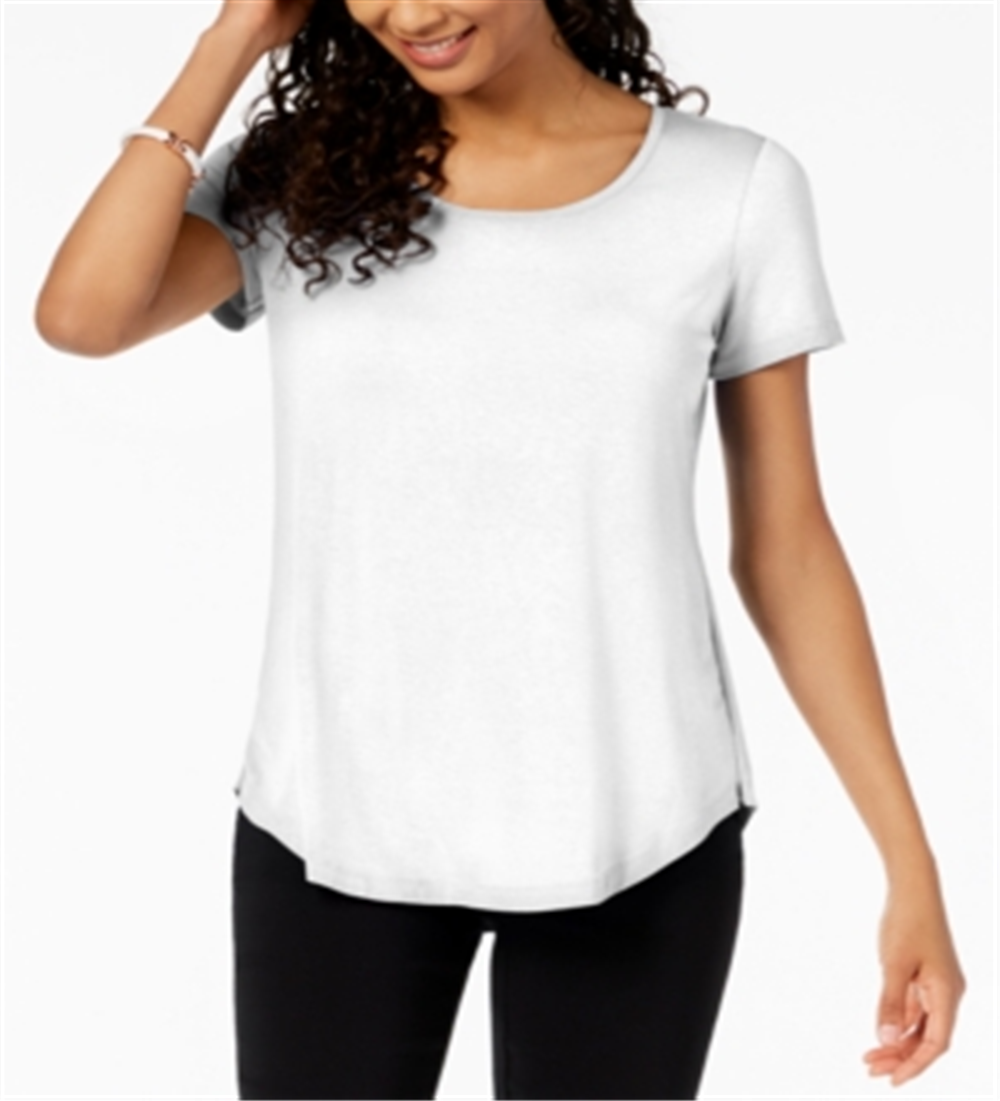 JM Collection Feminino Solid Rayon Span Roxo tamanho XS
