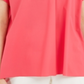 Blusa feminina Alfani com botões nas costas, rosa, tamanho pequeno, médio