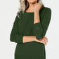 Karen Scott Suéter Feminino Texturizado Manga Longa Gola Joia Verde Tamanho X-G