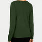 Karen Scott Suéter Feminino Texturizado Manga Longa Gola Joia Verde Tamanho X-G