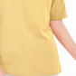 Blusa feminina Karen Scott de algodão com mangas recortadas, amarela, tamanho médio