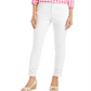 Calça jeans feminina Charter Club com ilhós, branca, tamanho 10