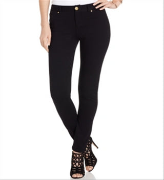 Calça skinny feminina INC International Concepts Curvy Fit Ponte, preta, tamanho 24x4,5