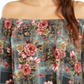 Top estampado tomara que caia feminino Style &amp; Co, verde, tamanho XX-G