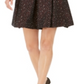 Vestido feminino Taylor com estampa animal em jacquard, ajuste e flare, vermelho, tamanho 16