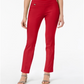 Calça skinny Alfani feminina com controle de barriga, vermelha, tamanho 4, pequena
