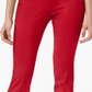 Calça skinny Alfani feminina com controle de barriga, vermelha, tamanho 4, pequena
