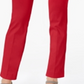 Calça skinny Alfani feminina com controle de barriga, vermelha, tamanho 4, pequena