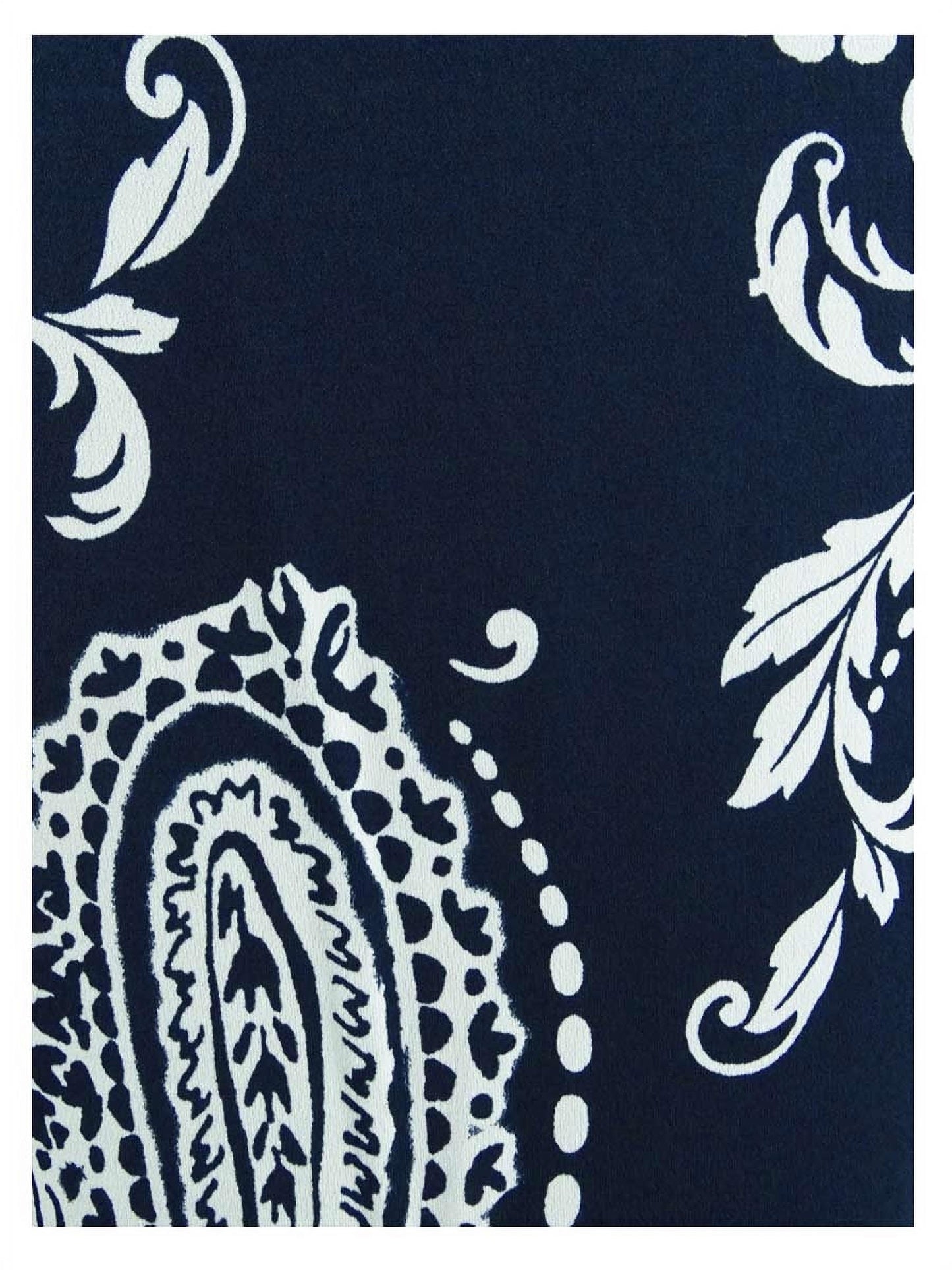 Vestido estampado Paisley feminino JM Collection azul tamanho pequeno