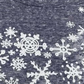 Camiseta feminina com estampa de floco de neve e coração, tamanho pequeno e grande, cinza, estilo &amp; co