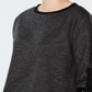 Blusa feminina Charter Club com manga amarrada, cinza, tamanho pequeno G