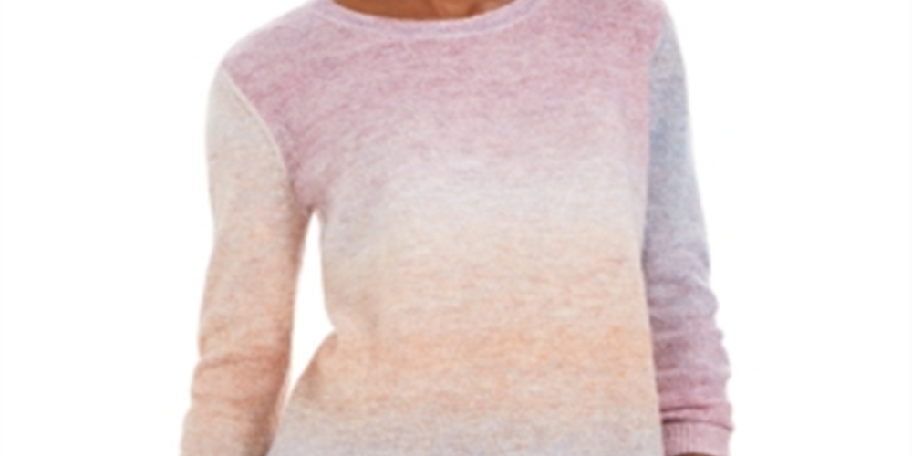 Suéter Feminino Ombre Estilo &amp; Co Roxo Tamanho X-S