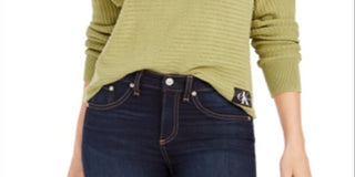 Suéter Calvin Klein Feminino de Algodão Verde Tamanho Médio