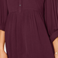 Camisa túnica babydoll feminina Style &amp; Co roxa tamanho PXL