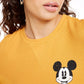 Camiseta térmica com estampa gráfica do Mickey Mouse da Disney Junior, tamanho X-S
