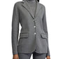 Jaqueta Blazer Cinza Ralph Lauren Feminina Tamanho Grande