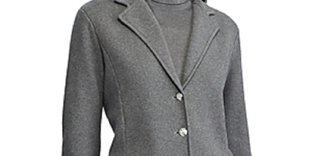 Jaqueta Blazer Cinza Ralph Lauren Feminina Tamanho Grande