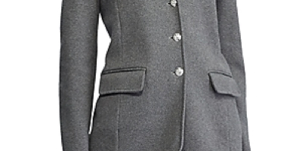 Jaqueta Blazer Cinza Ralph Lauren Feminina Tamanho Grande