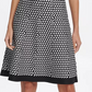 Vestido suéter DKNY Windowpane feminino cinza tamanho X-Large