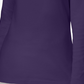 Blusa de gola alta feminina Karen Scott de algodão, roxa, tamanho pequeno