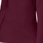 Karen Scott Blusa de gola alta de algodão feminina, tamanho médio, vermelha, tamanho pequeno