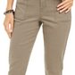 Calça feminina com cinto e cintura média, estilo &amp; Company, verde, tamanho 8