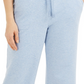 Calça Capri Karen Scott Feminina com Cordão na Cintura Azul Tamanho P