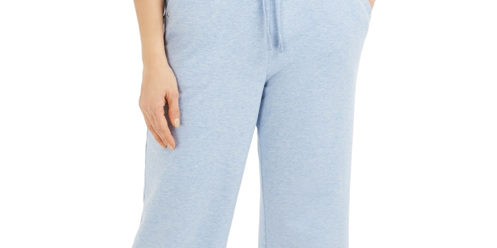 Calça Capri Karen Scott Feminina com Cordão na Cintura Azul Tamanho P