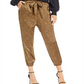 Calça Joie Feminina Sequoya Leopard Print Jogger Dourada Tamanho G
