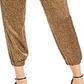 Calça Joie Feminina Sequoya Leopard Print Jogger Dourada Tamanho G