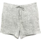 Shorts femininos Charter Club, cor carvão, tamanho pequeno