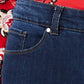 INC International Concepts Feminino Malha Fio Franja Bainha Azul Aconchegante Tamanho 6