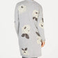 Cardigan longo jacquard floral bordado feminino Style &amp; Co, cinza, tamanho XX-grande