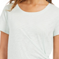 Top feminino com amarração lateral, verde, tamanho pequeno, estilo &amp; co