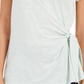 Top feminino com amarração lateral, verde, tamanho pequeno, estilo &amp; co