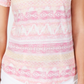 Camiseta feminina de algodão estampada Style &amp; Co, vermelha, tamanho PL