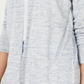 Cardigan feminino Charter Club de algodão chambray com frente aberta, azul, tamanho extrapequeno