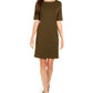 Vestido tubinho liso feminino Alfani verde tamanho 2 pequeno