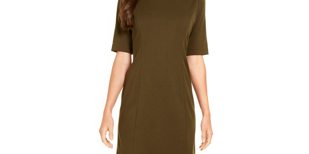 Vestido tubinho liso feminino Alfani verde tamanho 2 pequeno