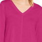 Estilo &amp; Co Feminino Detalhe de Costura Cano Alto Baixo Rosa Tamanho Médio
