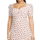 Vestido longo plus size feminino Danielle Bernstein, branco/vermelho, tamanho 22W