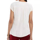 Blusa feminina com estampa de floco de neve estilo &amp; co, cinza, tamanho PS