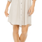 Vestido-camisa utilitário sólido feminino Style &amp; Co, cinza, tamanho grande