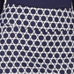 Charter Club Saia-calça feminina estampada azul tamanho XX-G