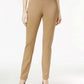 Calça feminina Charter Club Cambridge Skinny com controle de barriga, marrom, tamanho 4